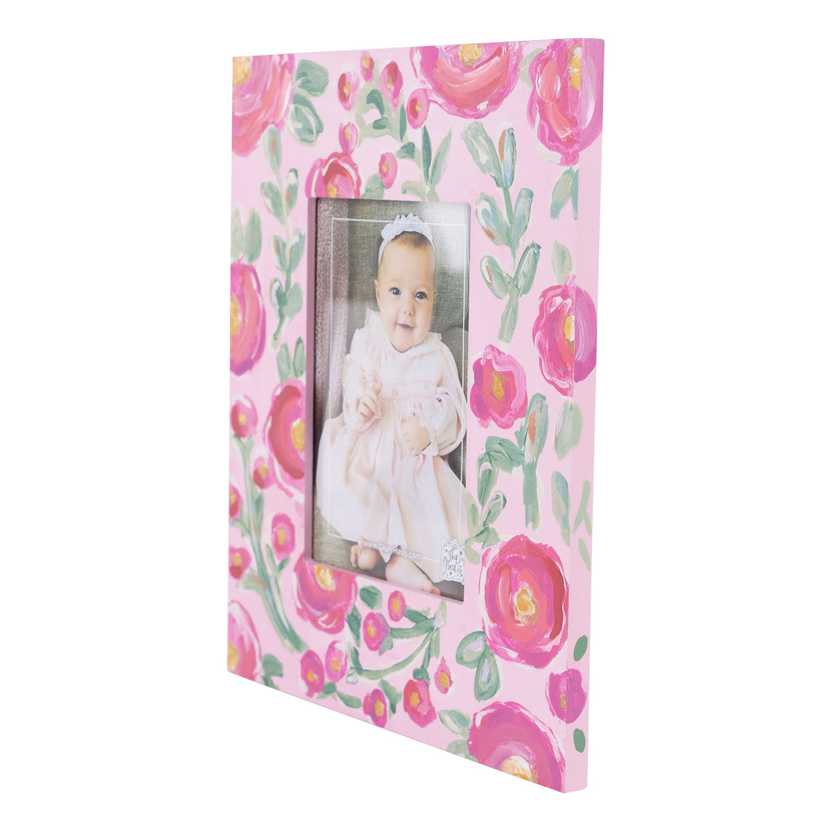 Pink Flower Garden Frame