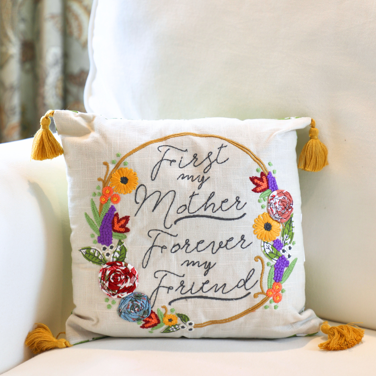 Mother Forever my Friend Pillow