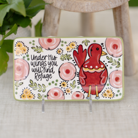 Find Refuge Red Bird Trinket Tray