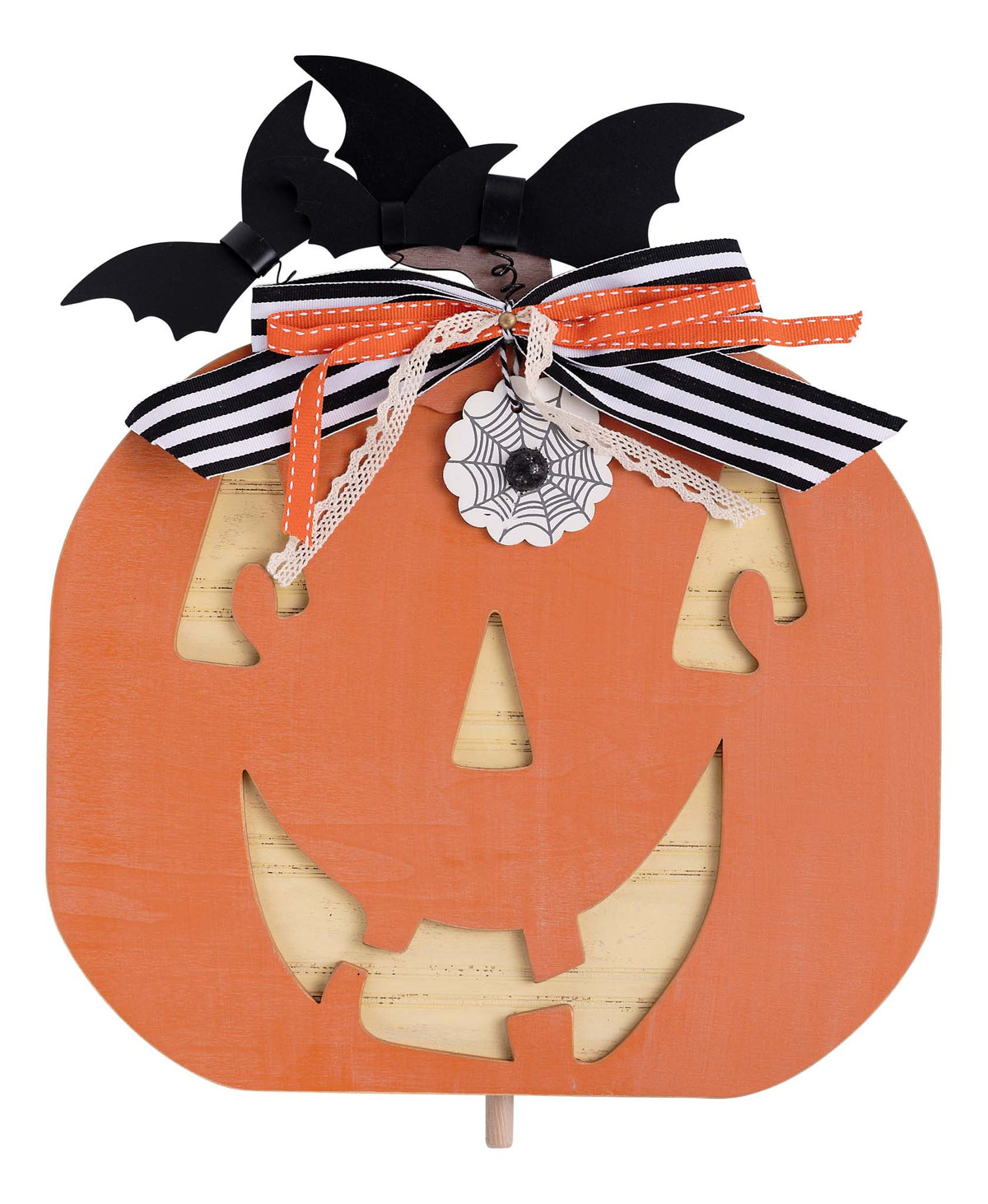 Spooky Jack-o-Lantern Topper