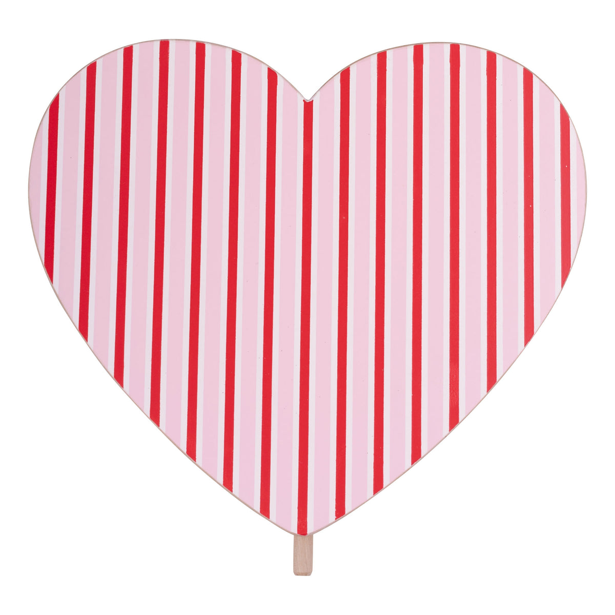 Candy Stripe Heart Topper