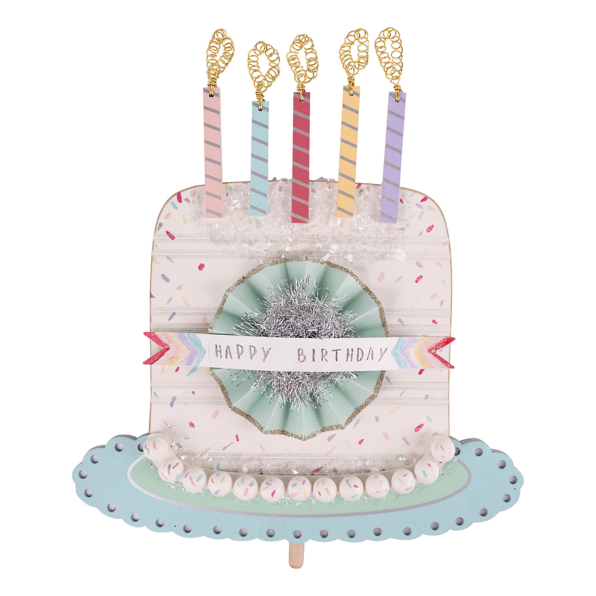 Confetti Sprinkle Cake Topper