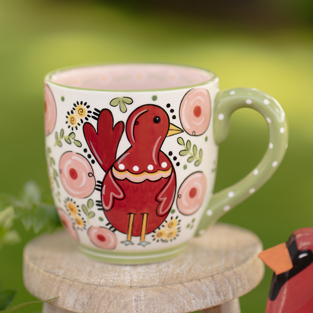 Find Refuge Red Bird Mug