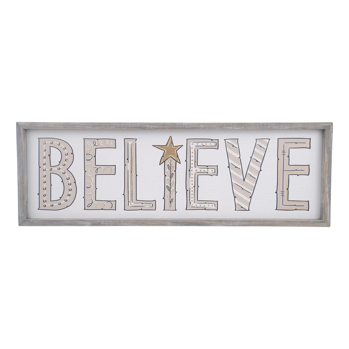 Believe Star Board Large