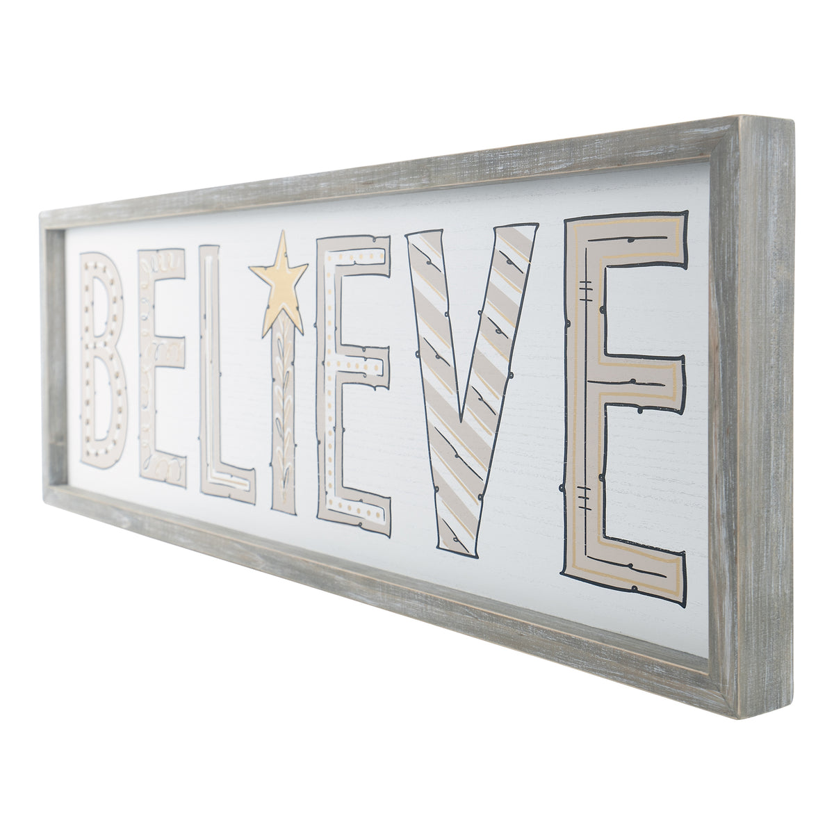 Believe Star Board Large