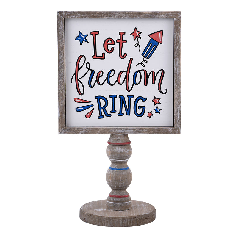 Let Freedom Ring Wood Stand