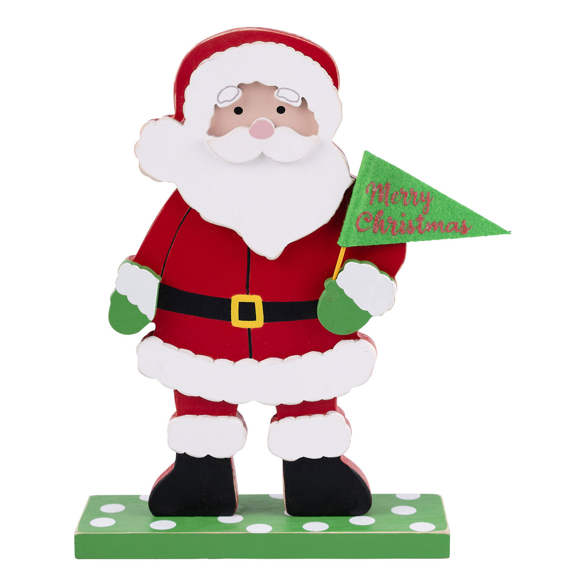 Santa Wooden Tabletop Stand