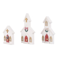 Churches Set of 3