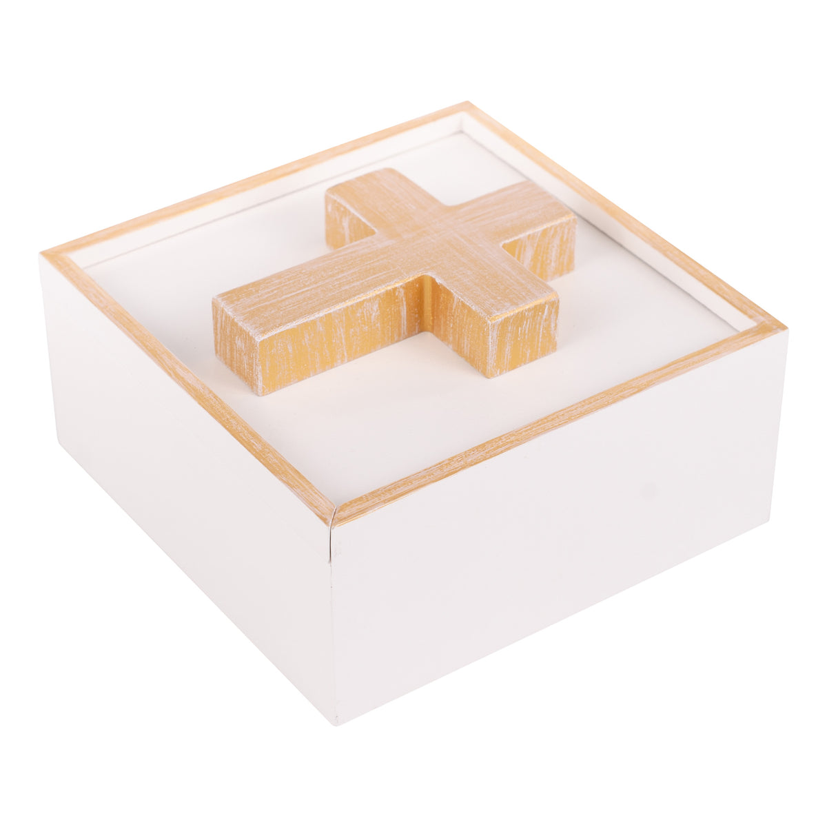 Cross Store Box Store with Meaning Using a Gold Cross Decorative Box – GLORY HAUS
