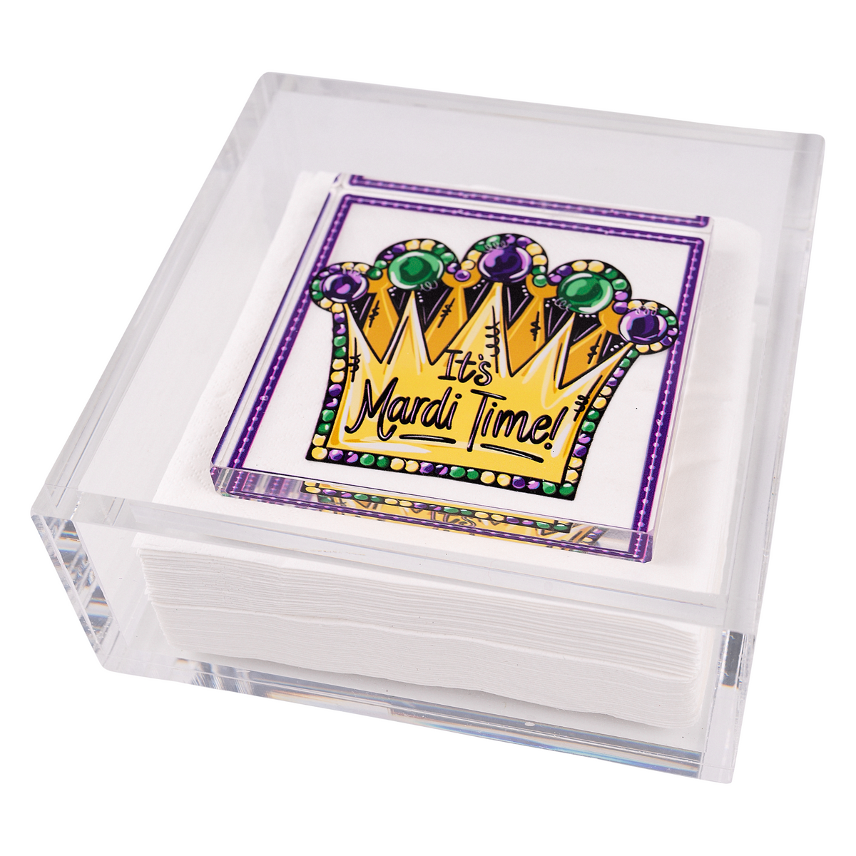 Mardi Time Crown Napkin Weight