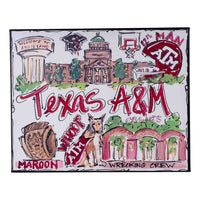 Texas A&M Landmark Canvas
