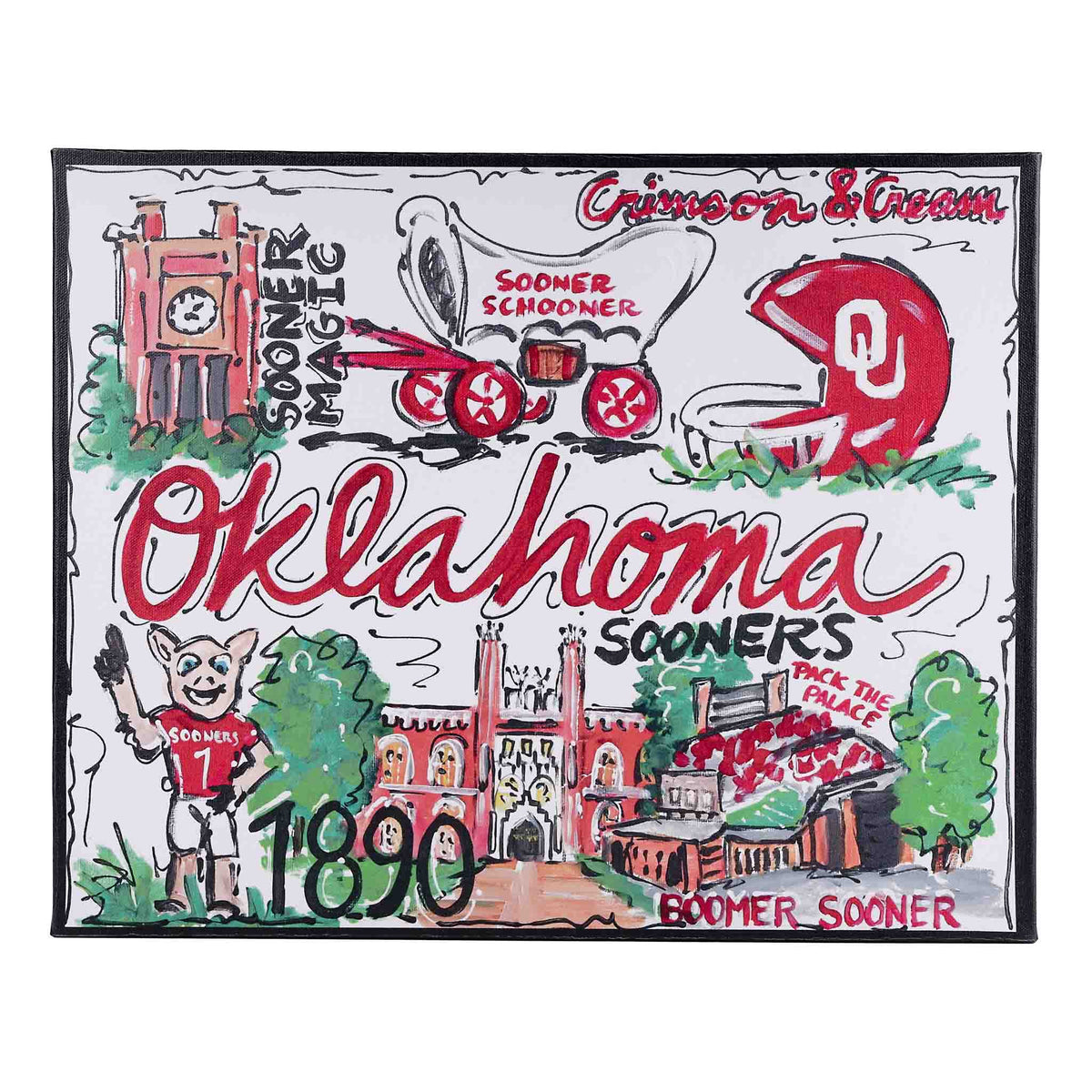Oklahoma Landmark Canvas