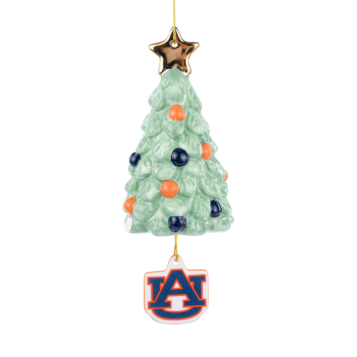 Auburn Logo Christmas Tree Ornament