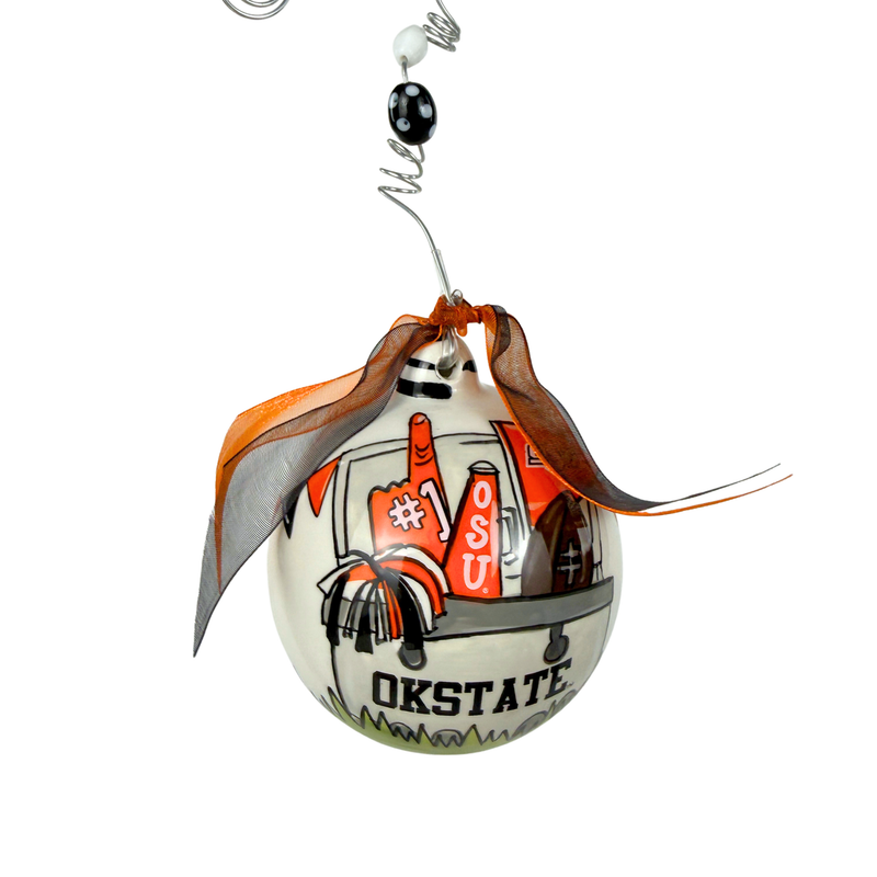 Oklahoma State Cooler Ornament