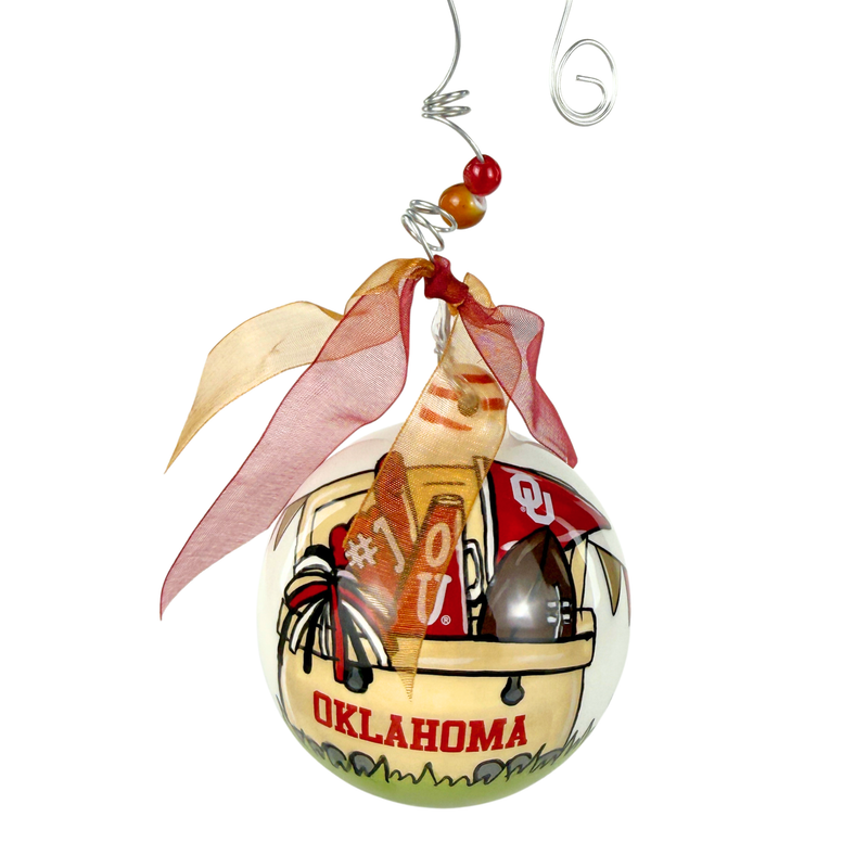 Oklahoma Cooler Ornament