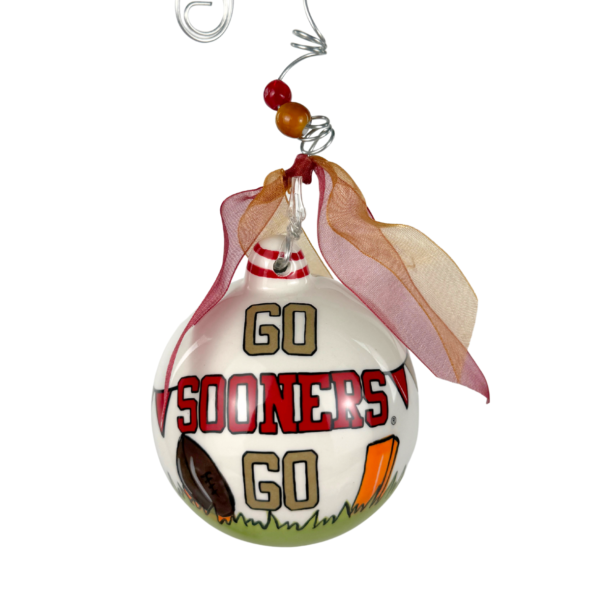 Oklahoma Cooler Ornament