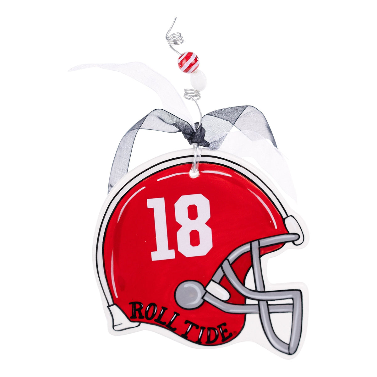 Cheer On Alabama With An Adorable Roll Tide Helmet Flat Ornament – GLORY HAUS