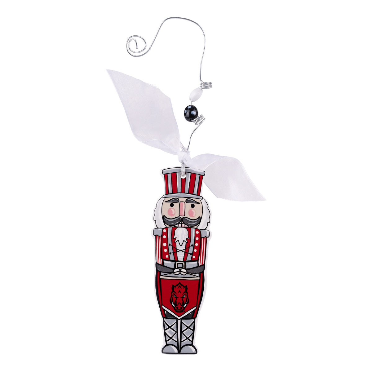 Arkansas Nutcracker Flat Ornament
