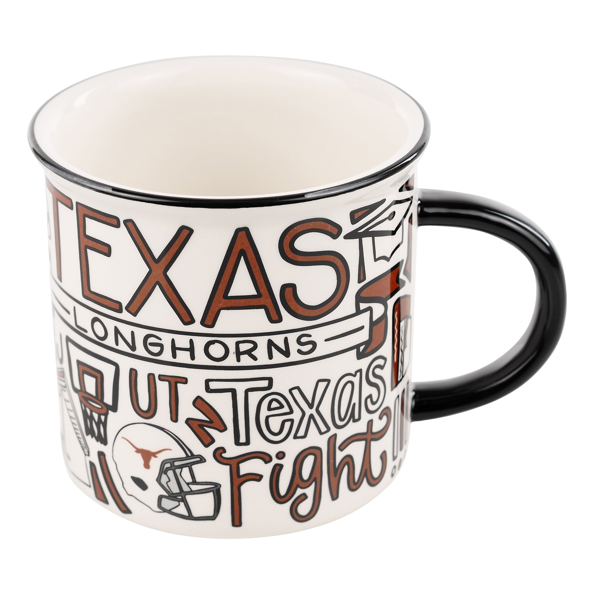 Glory Haus Texas Collage Campfire Mug