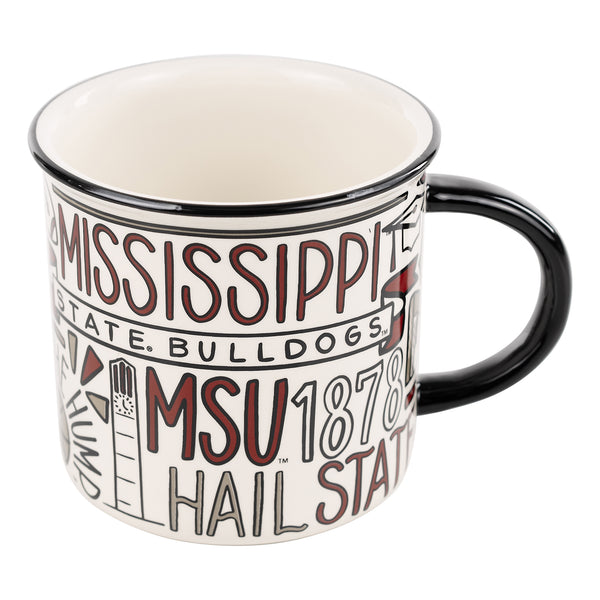 Ole Miss Collage Campfire Mug