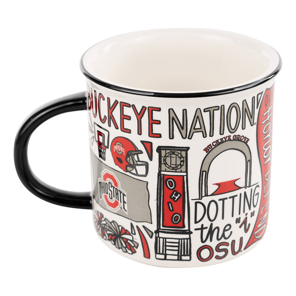 Ole Miss Collage Campfire Mug
