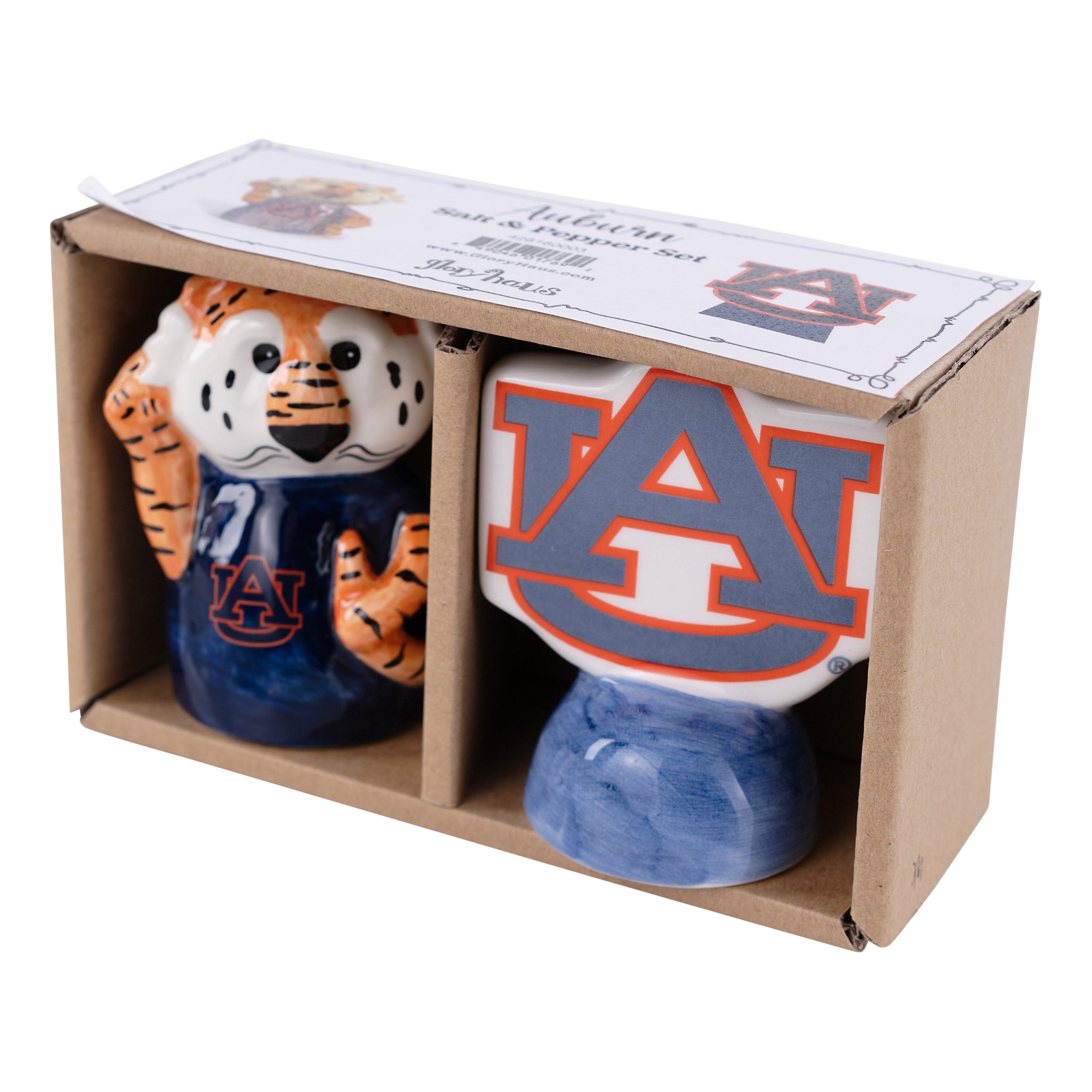Cheer on the Tigers With An Auburn Salt & Pepper Set On Your Table