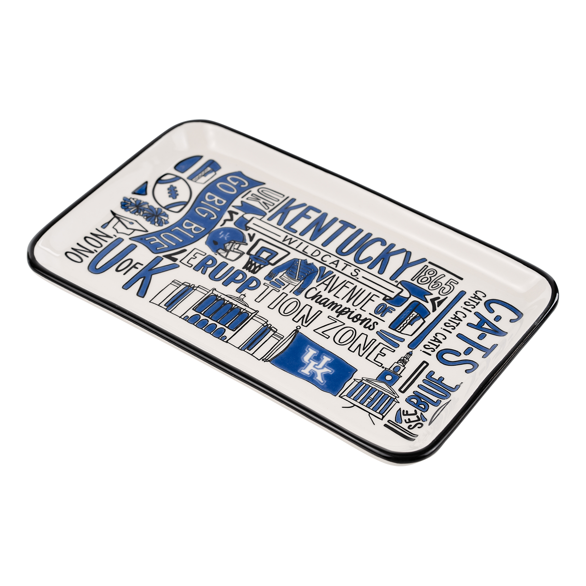 Kentucky Collage Trinket Tray