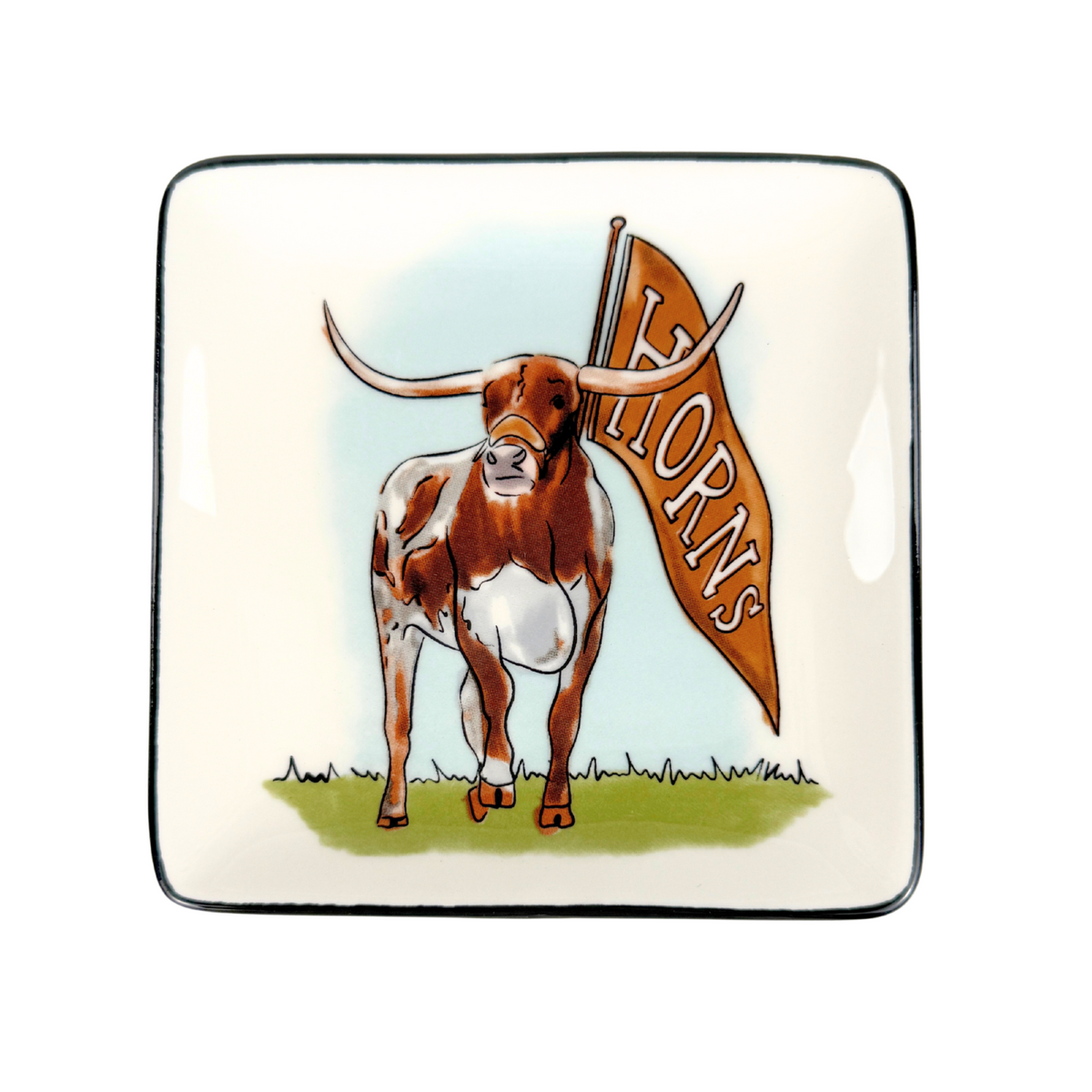 Texas Bevo Trinket Tray