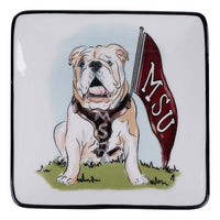 Mississippi State Bulldog Trinket Tray