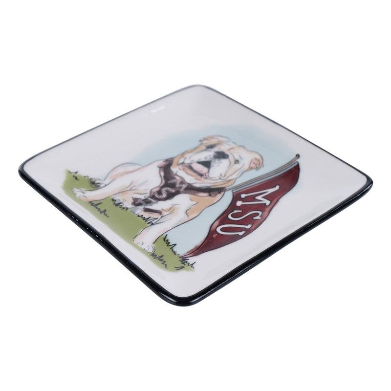 Mississippi State Bulldog Trinket Tray
