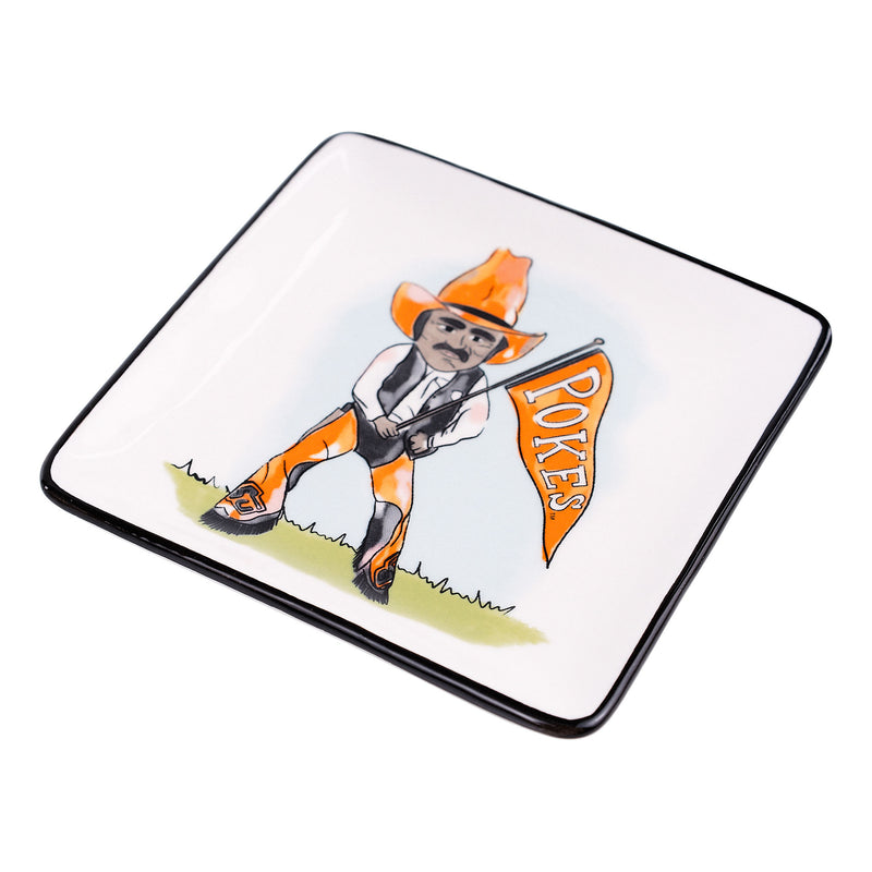 Oklahoma State Pistol Pete Trinket Tray