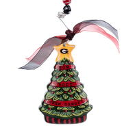 Georgia Tree Puff Ornament