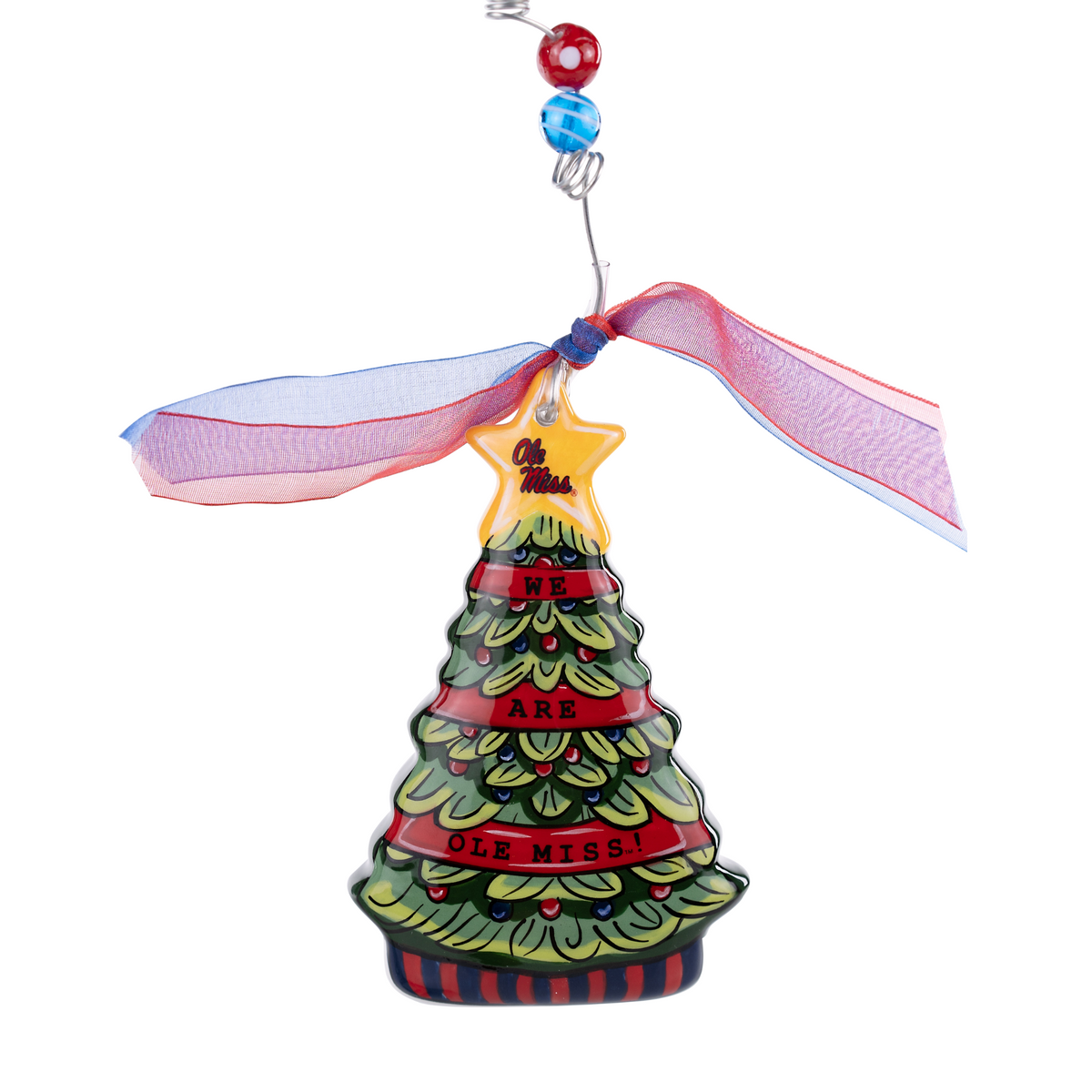 Ole Miss Tree Puff Ornament