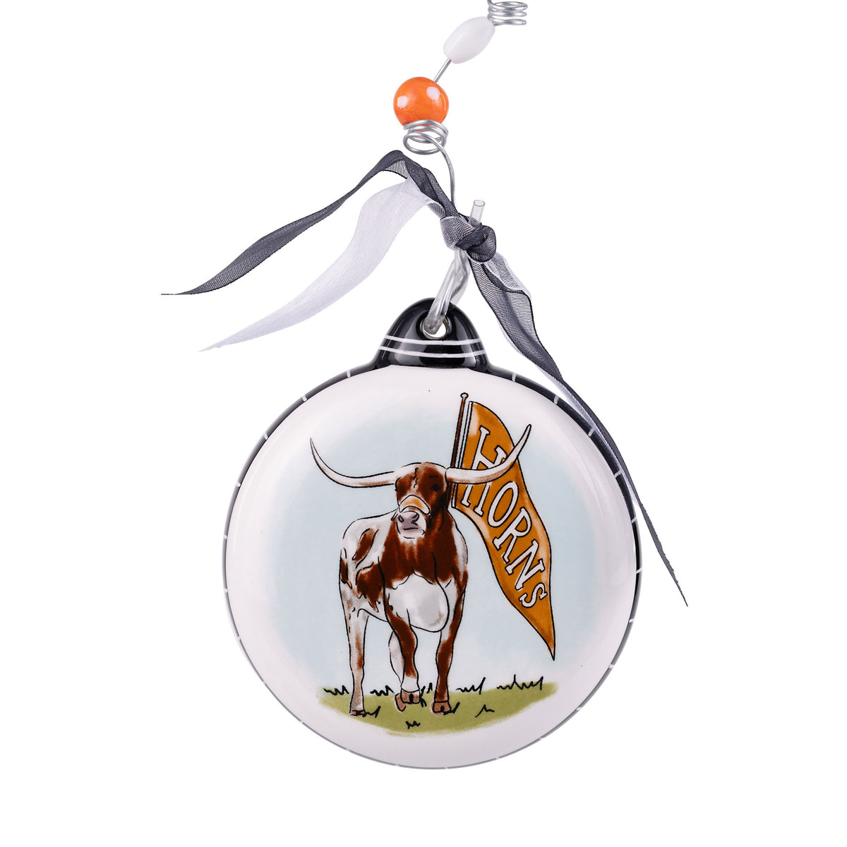 Texas Mascot Puff Ornament