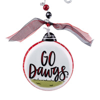 Georgia Mascot Puff Ornament