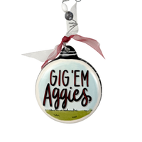 Texas A & M Mascot Puff Ornament