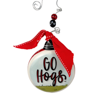 Arkansas Mascot Puff Ornament