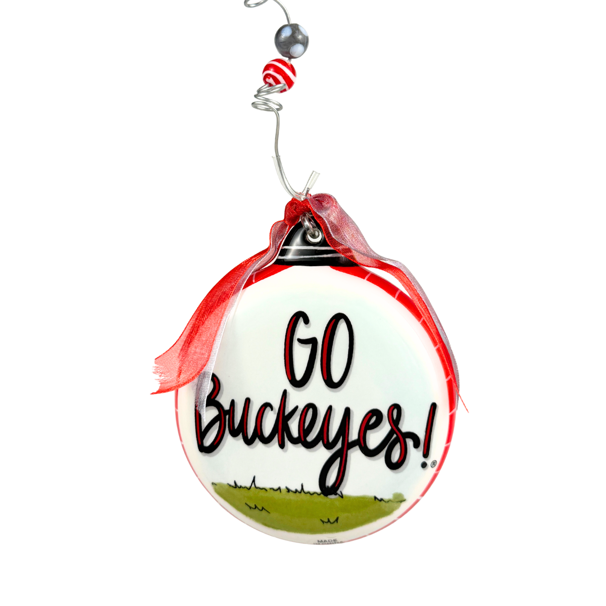Ohio State Mascot Puff Ornament
