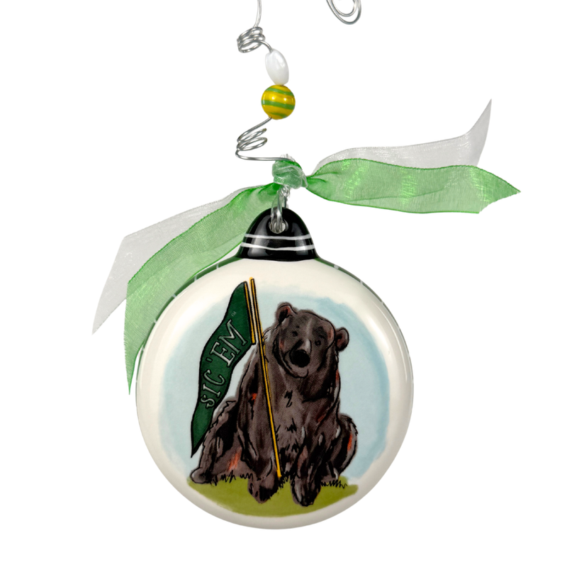 Baylor Mascot Puff Ornament