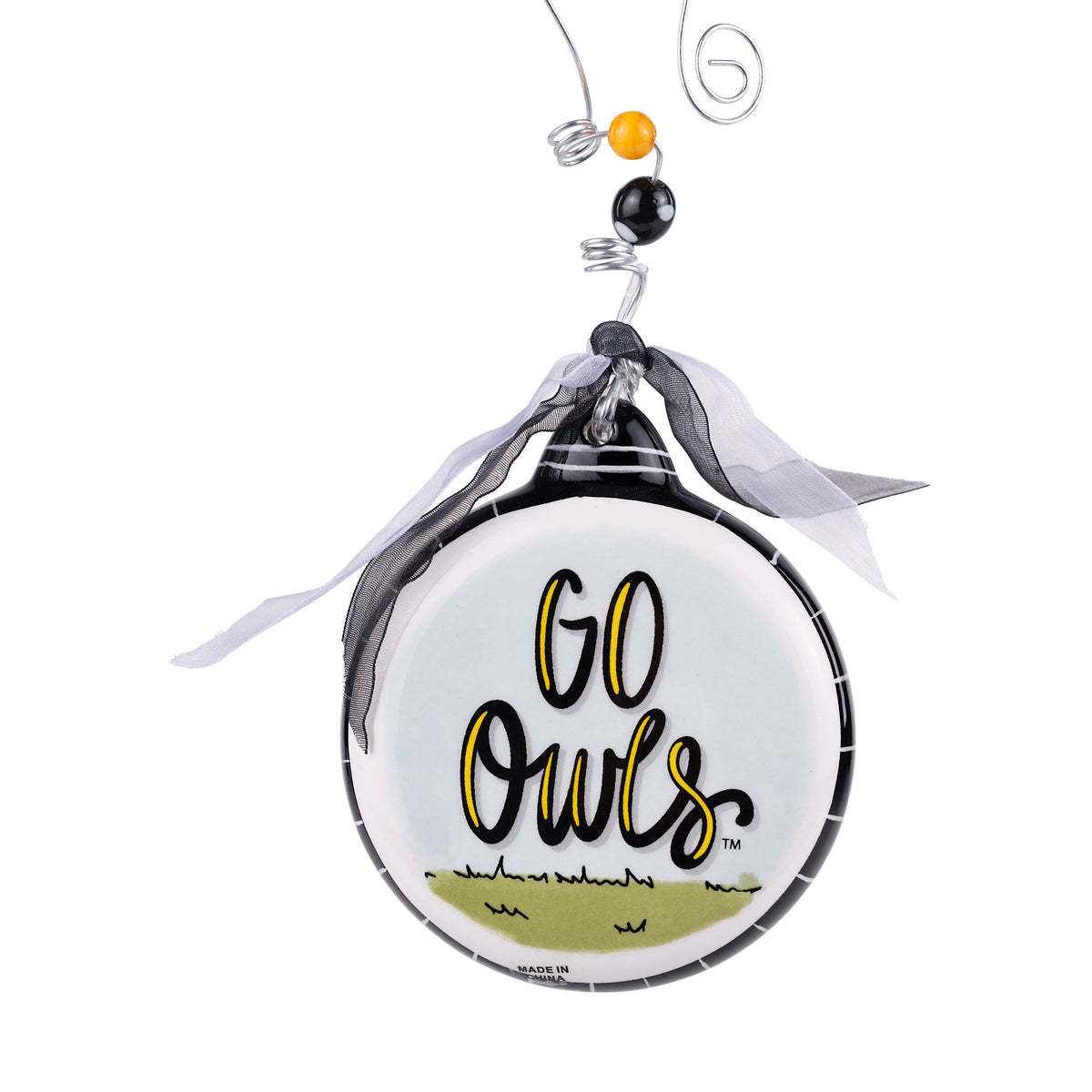 Kennesaw State Mascot Puff Ornament