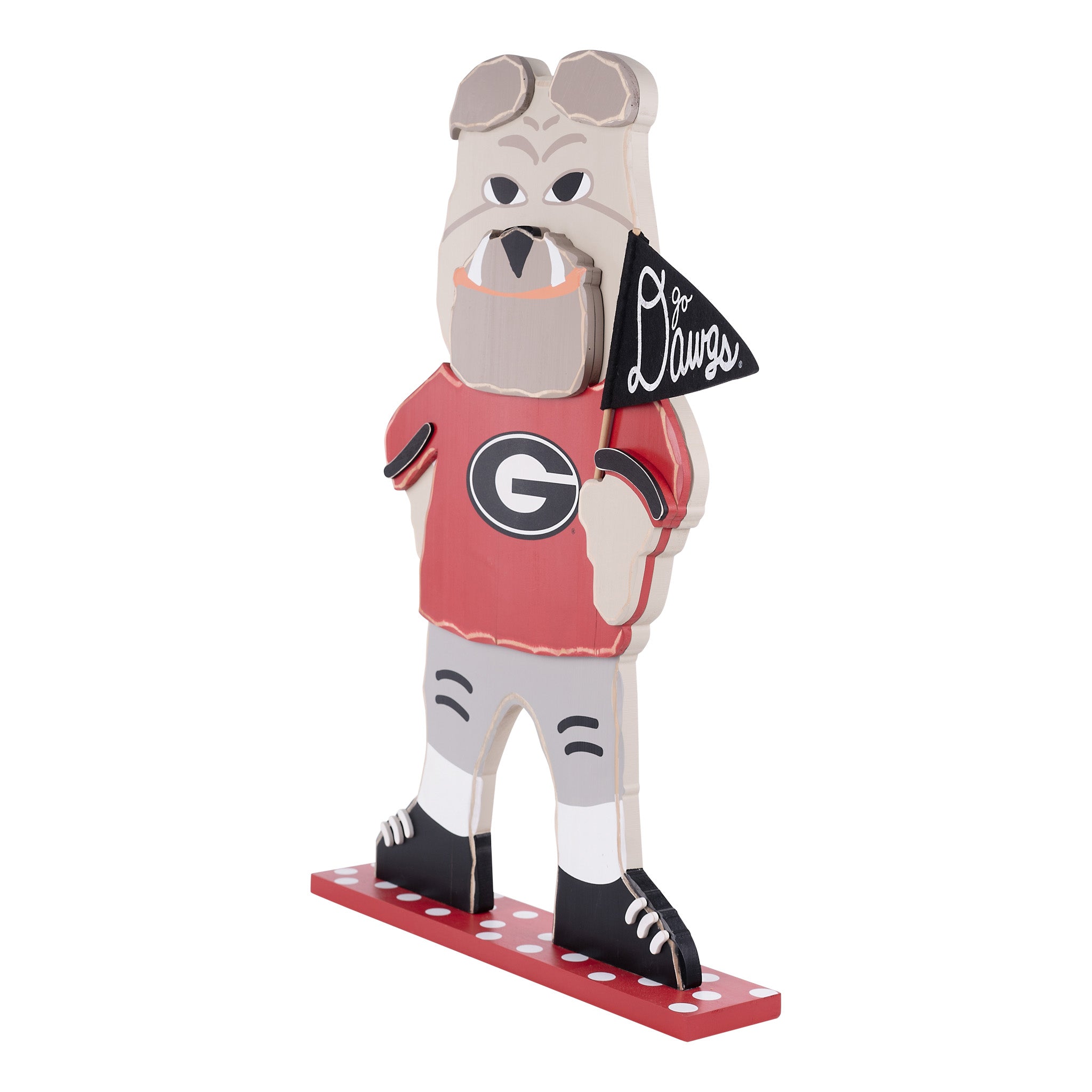 Pelagiia i belyi buldog. Pelagiia … Show Bulldog Pride with a Hairy Dog Wooden Mascot – GLORY HAUS