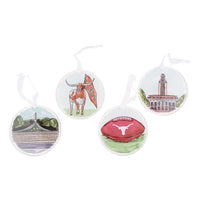Texas  Ornament Set/4