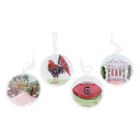 South Carolina  Ornament Set/4