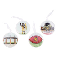 Kennesaw State University Ornament Set/4