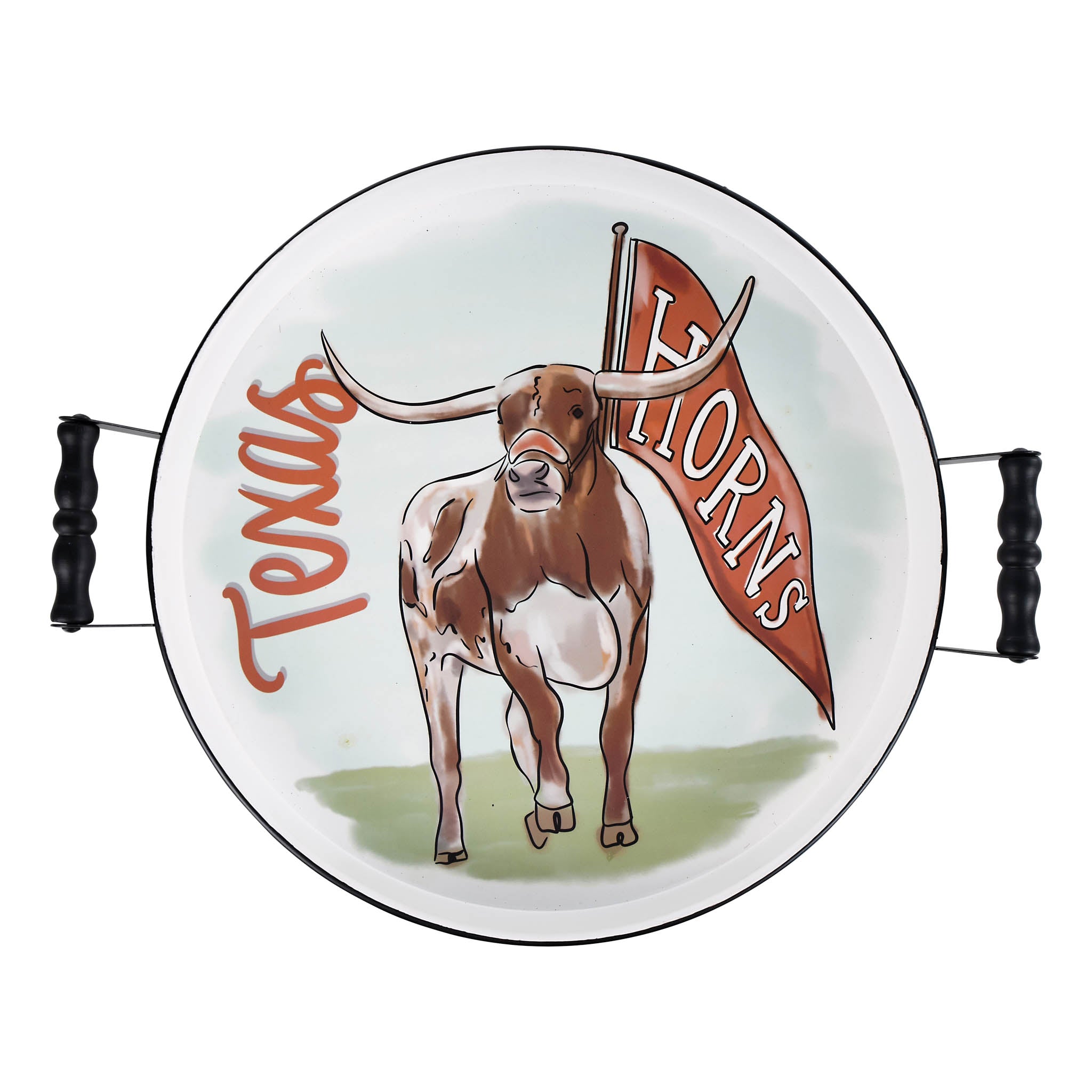 Serve with Pride using the Texas Enamel Tray! Hook 'Em! – GLORY HAUS