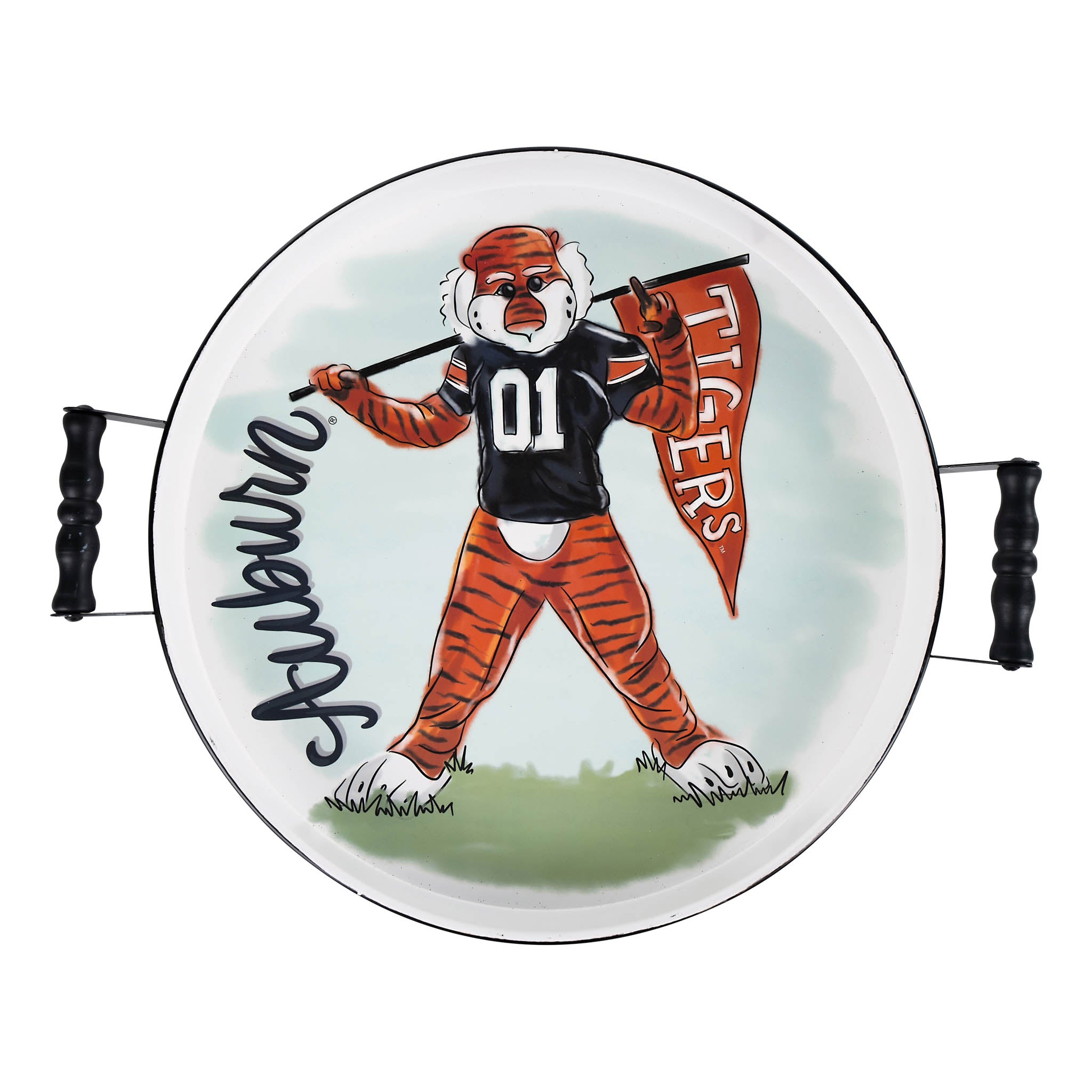 Glory Haus Auburn Mascot Enamel Tray