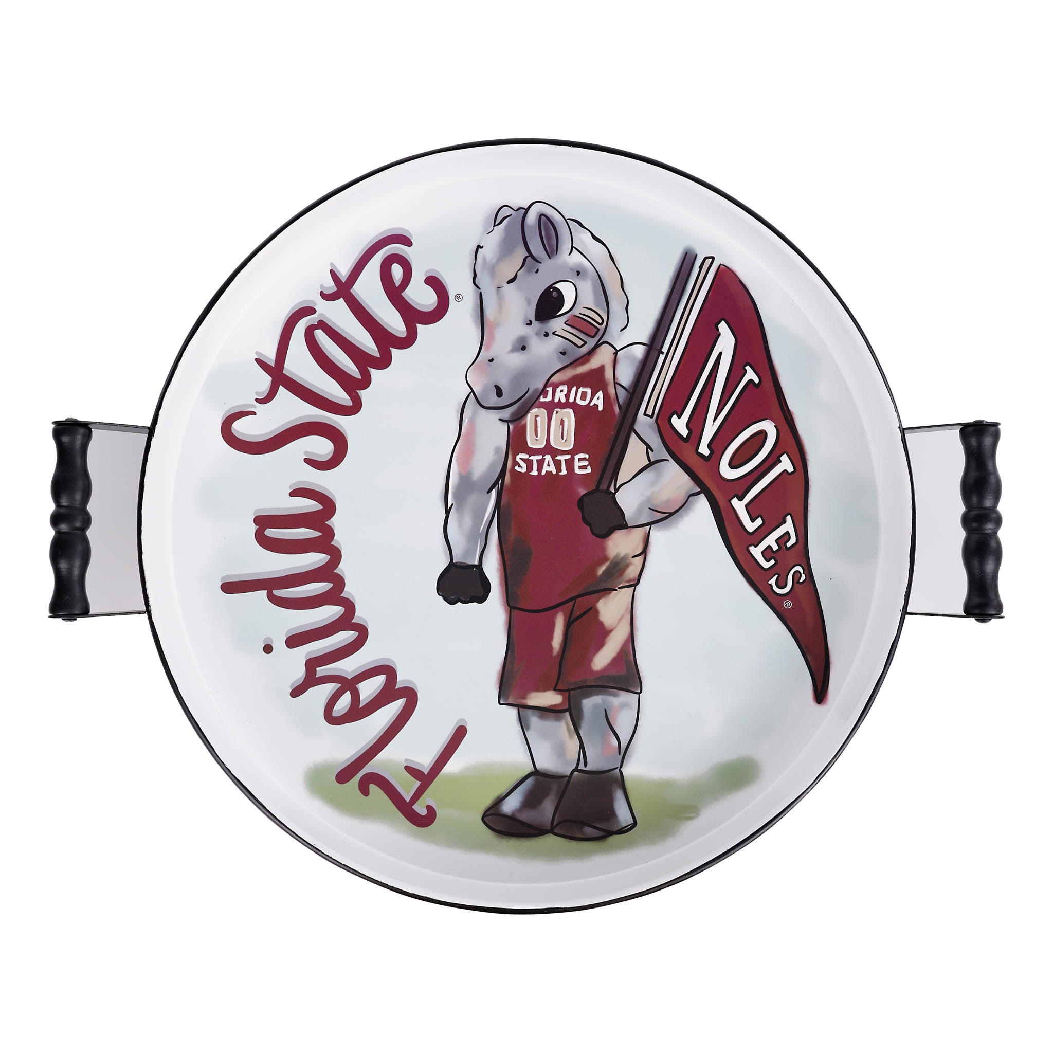 Serve with Pride using the Florida State Mascot Enamel Tray! Go