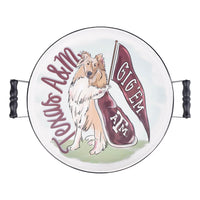 Texas A&M  Mascot Enamel Tray