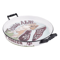 Texas A&M  Mascot Enamel Tray