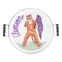 Clemson  Mascot Enamel Tray